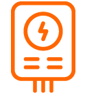 An electrical system icon