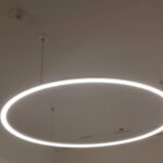 A round ceiling lighting